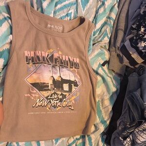 Pink Floyd Kids Tank Top - Taupe and Multicolor